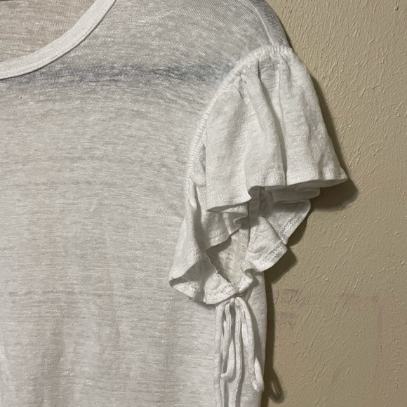 A.L.C. LILO White Linen Tee Size Small - Picture 5 of 8